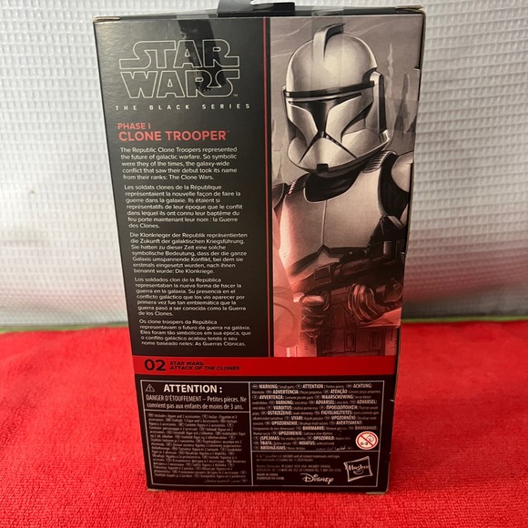 Star Wars Black Series Clone Wars Phase 1 Clone Trooper Action Figure w/Case - Picture 5 of 7